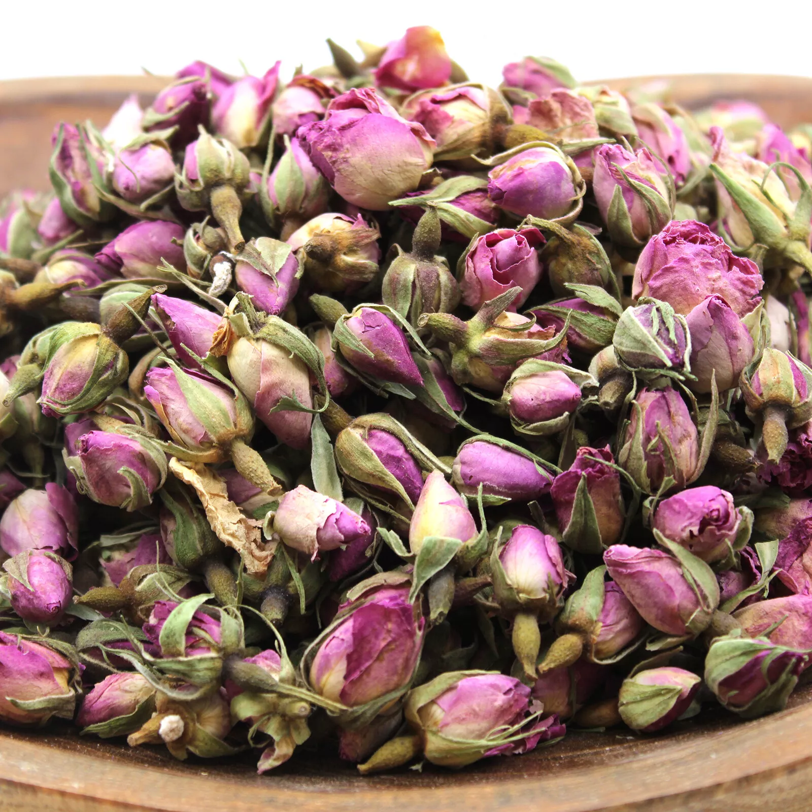 Premium Persian Damask Rosebuds (Dried) -Blooming tea, Wedding confetti