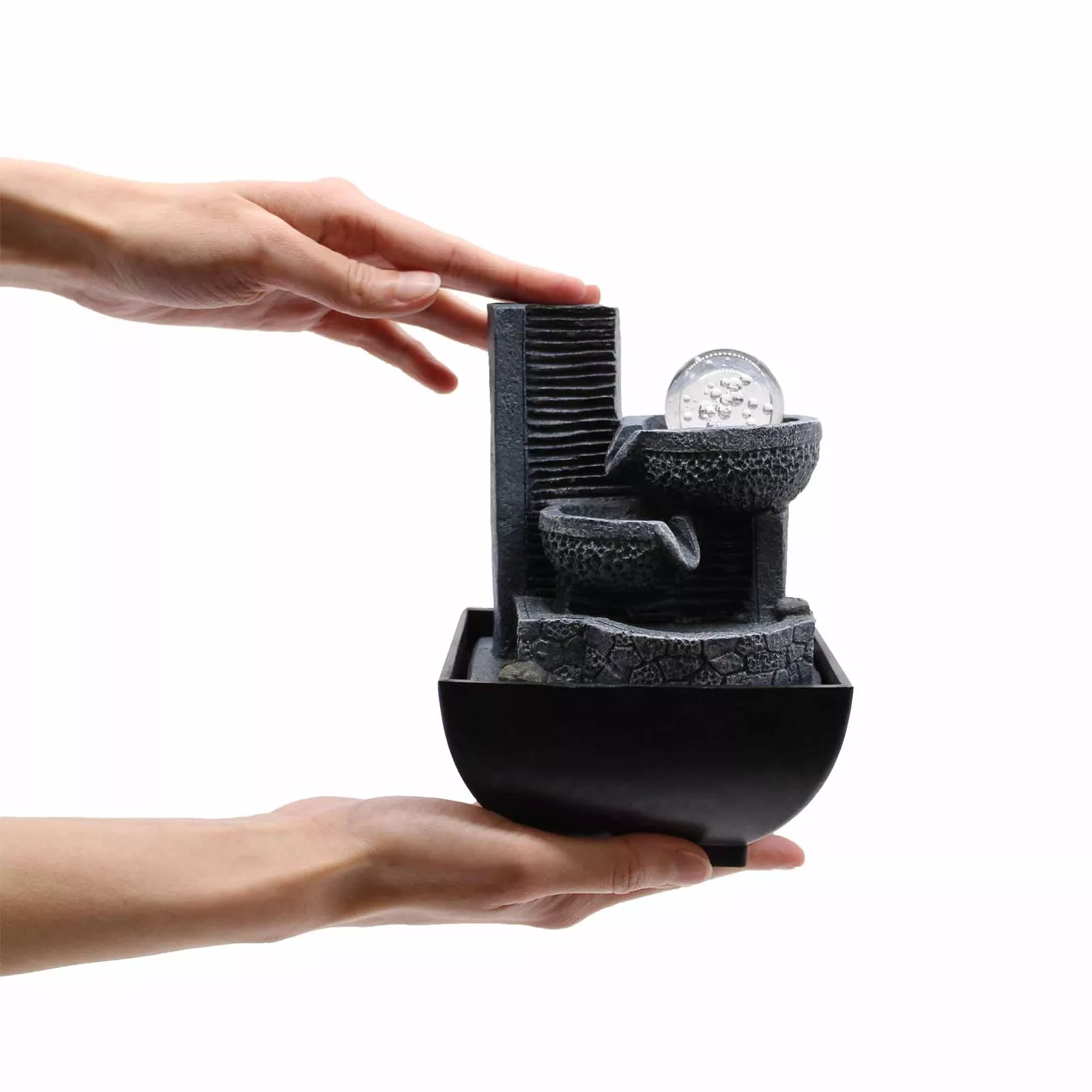18cm Tabletop Fountain Water Feature - Feng Shui & Energy Portal