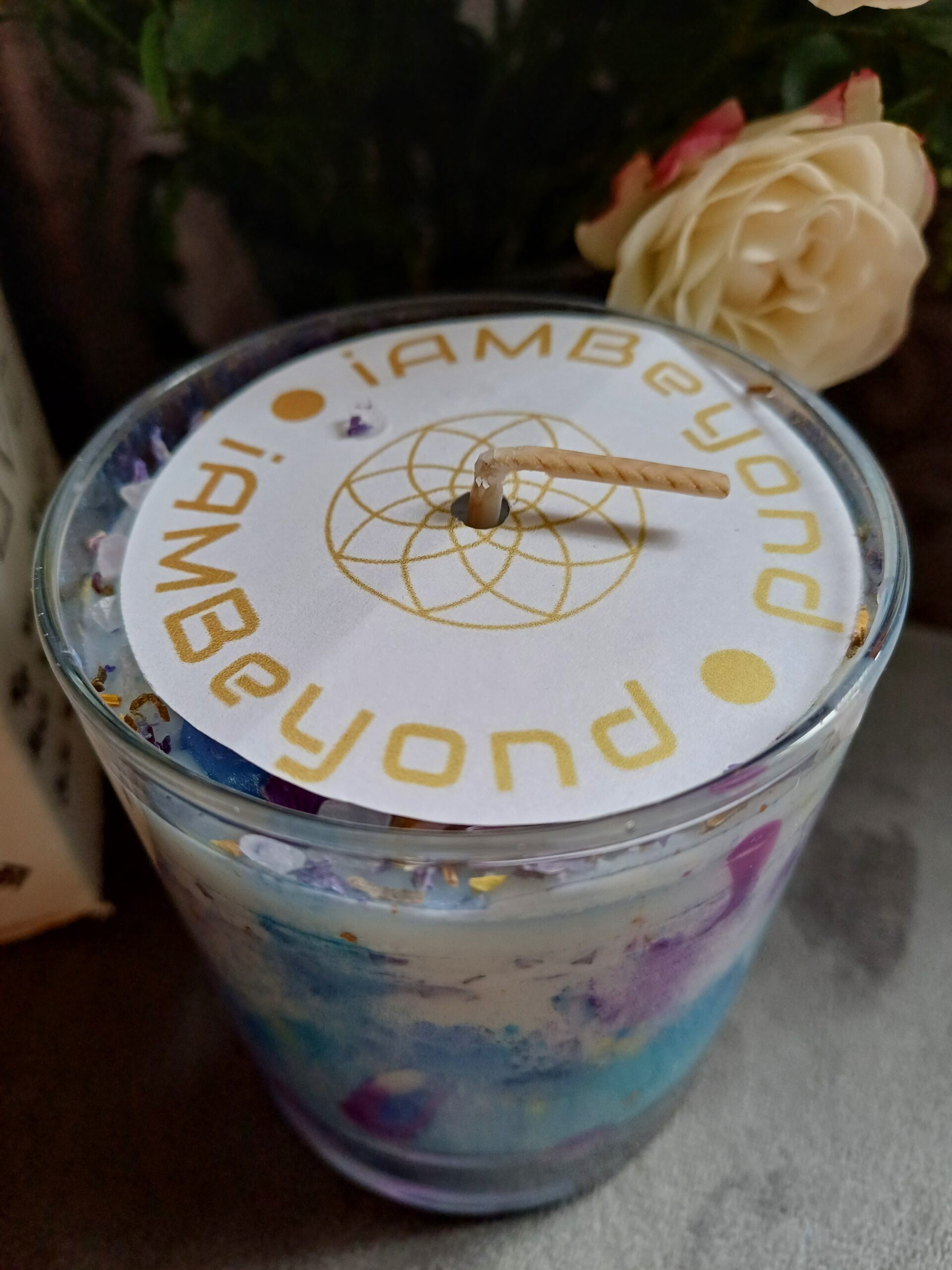 Blue Lotus & Frankincense Botanical Candle