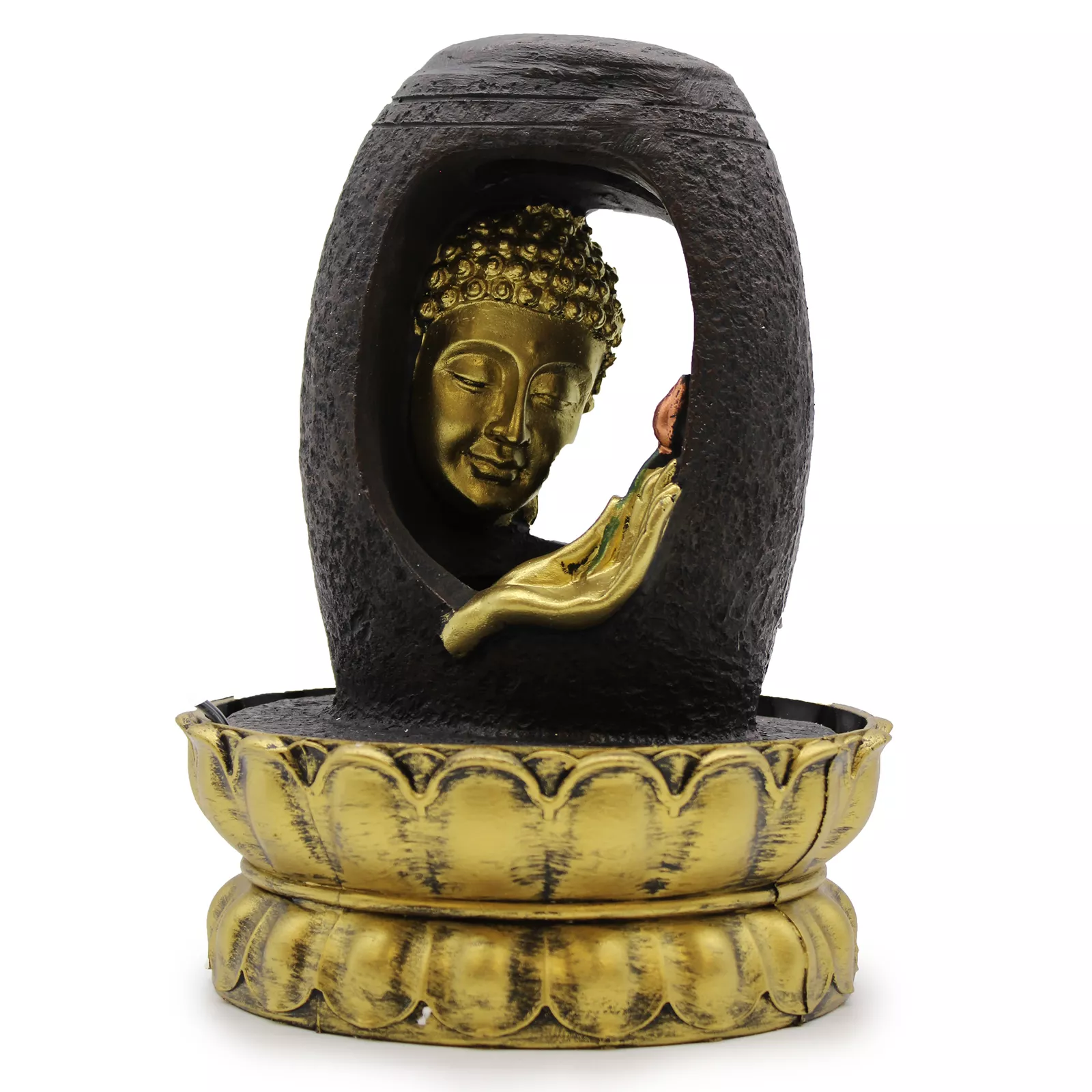 30cm Buddha Tabletop Fountain Water Feature (Indoor Garden & Feng Shui)