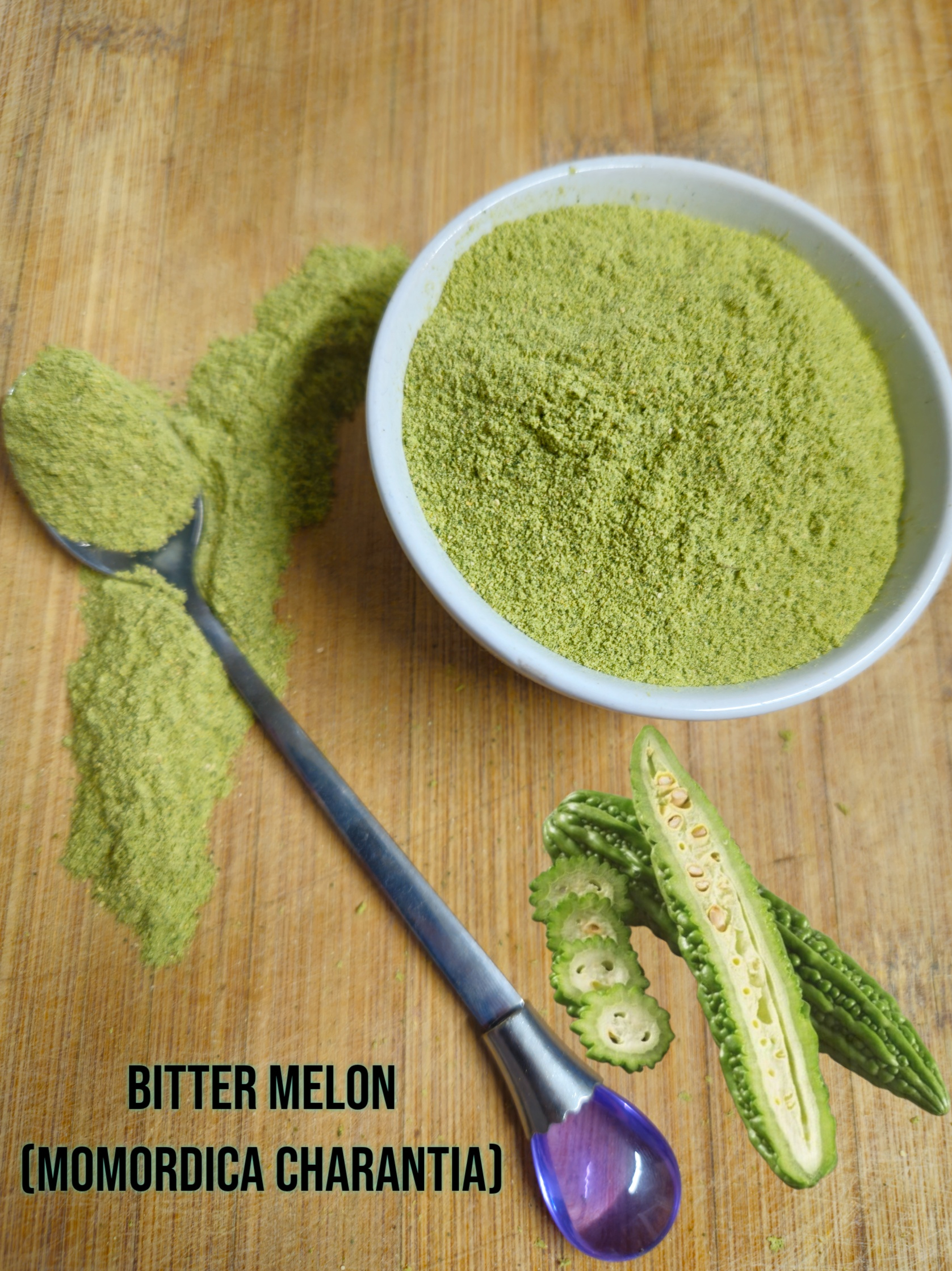 images Pure Organic Bitter Melon Powder (Momordica charantia), Ayurveda Superfood Detox