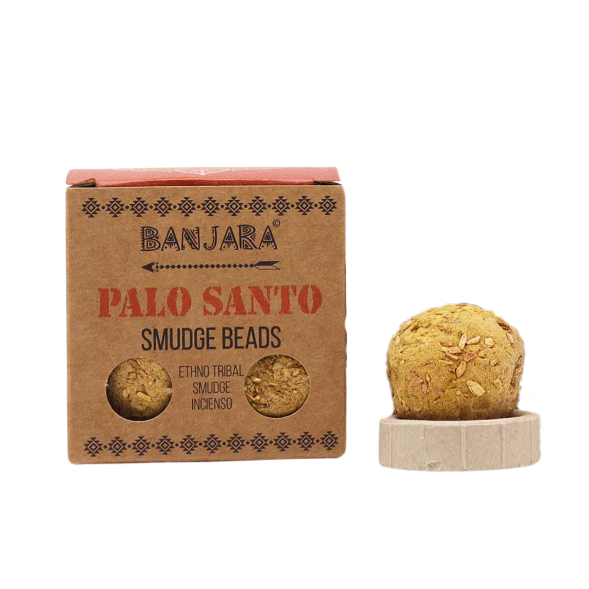Banjara Smudge Beads (5 pcs w/ Holder) for Healing/Cleansing