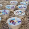 Blue Lotus and Frankincense Shimmer Tealight Candle (4-hr burn, Candle Magick)