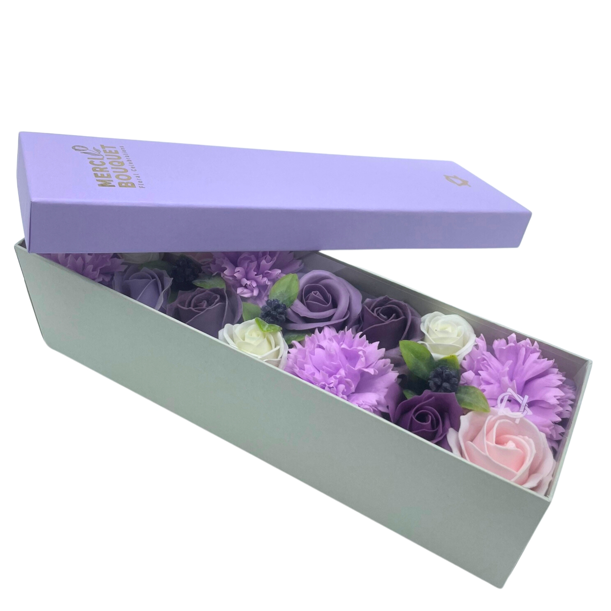 images Handmade Soap Flowers (200g, Long Gift Box)