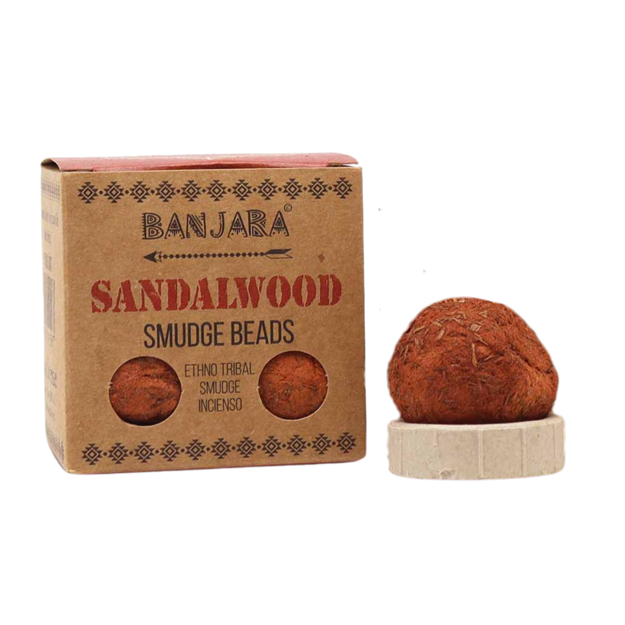 Banjara Smudge Beads (5 pcs w/ Holder) for Healing/Cleansing