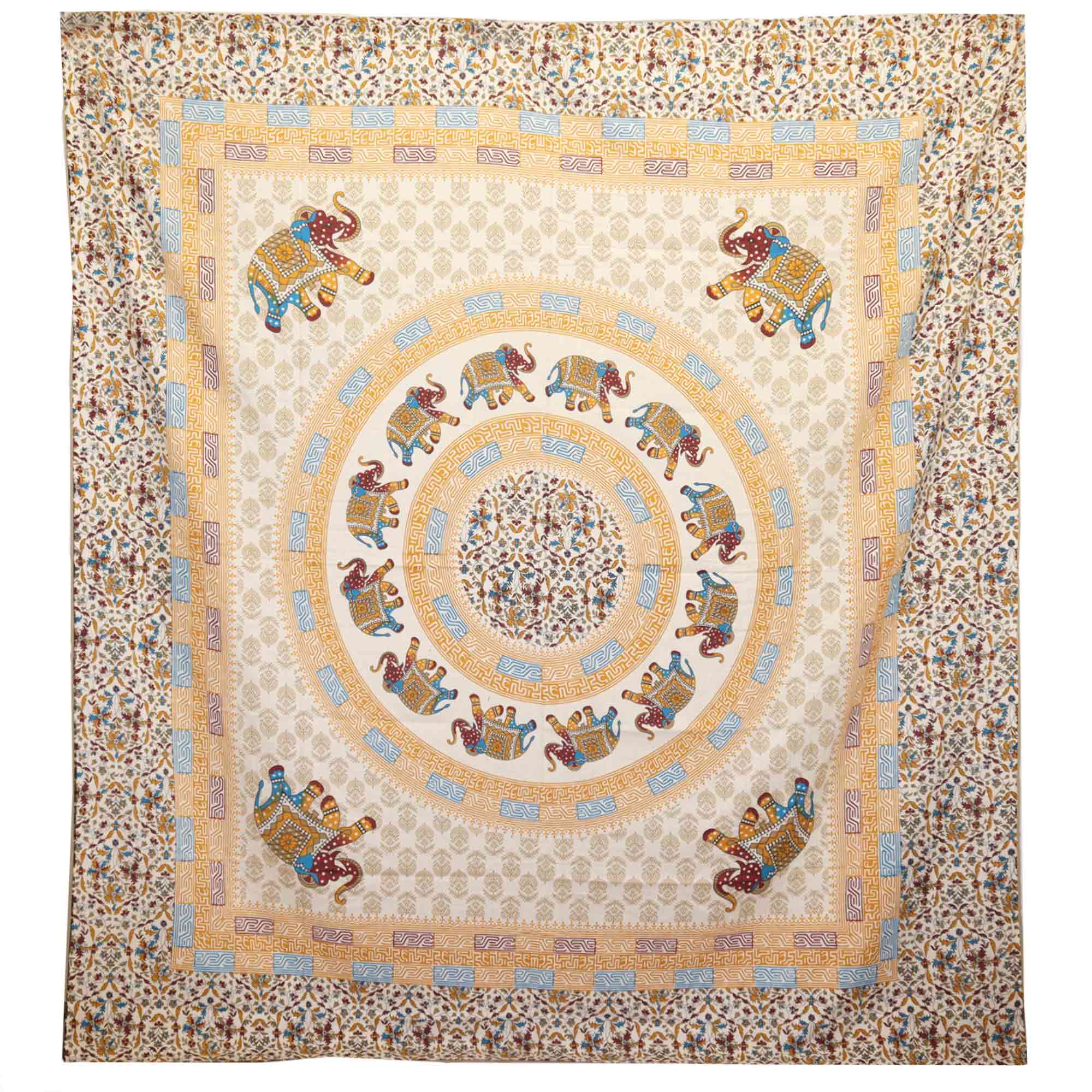 2m x 2m Handwoven Mandala Wall Hanging/Bedsheet/Beach Towel